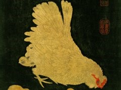 宋 佚名 子母鸡图 纸本